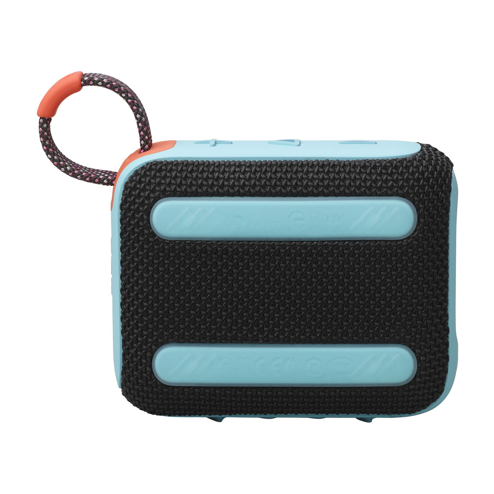 JBL Go 4 - Black and Orange - Ultra-Portable Bluetooth Speaker - Back